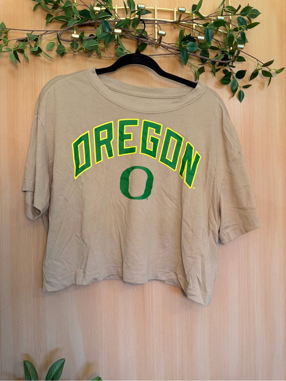 Nike Oregon Ducks Dri-FIT Cropped T-Shirt XL NCAA College Athletics